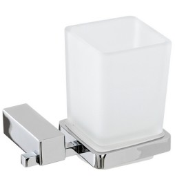 PORTA SPAZZOLINO CROMO SERIE UNICA Cromo 9x12xh17 cm