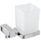 PORTA SPAZZOLINO CROMO SERIE UNICA Cromo 9x12xh17 cm