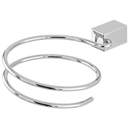 PORTA ASCIUGACAPELLI CROMO SERIE UNICA Cromo 7x16,5xh16,5 cm