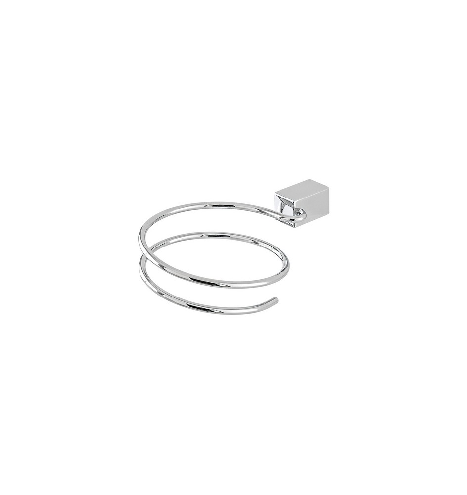 PORTA ASCIUGACAPELLI CROMO SERIE UNICA Cromo 7x16,5xh16,5 cm