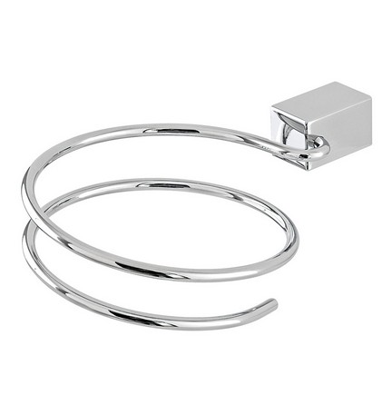 PORTA ASCIUGACAPELLI CROMO SERIE UNICA Cromo 7x16,5xh16,5 cm