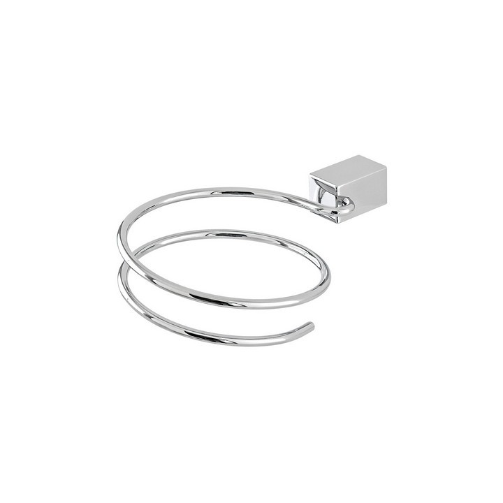 PORTA ASCIUGACAPELLI CROMO SERIE UNICA Cromo 7x16,5xh16,5 cm