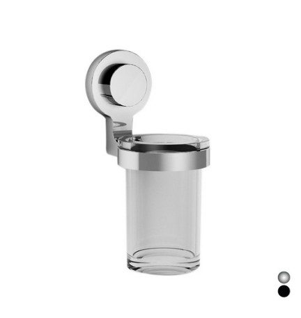 PORTA BICCHIERE KISSY Cromo cm 7,6 x h.17,8 x 12