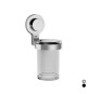 PORTA BICCHIERE KISSY Nero cm 7,6 x h.17,8 x12