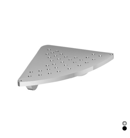 ANGOLARE DOCCIA KATAY Nero cm 27,7 x h.5,6 x 15,6