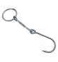 GANCIO SNODATO CON ANELLO mm. 260x7