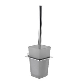 PORTA SCOPINO A PARETE LINEA MAELA Ottone Cromato