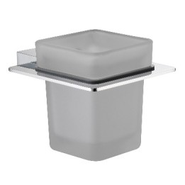 PORTA SPAZZOLINI LINEA MAELA Ottone Cromato