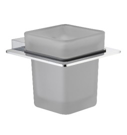 PORTA SPAZZOLINI LINEA MAELA Ottone Cromato