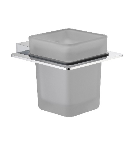 PORTA SPAZZOLINI LINEA MAELA Ottone Cromato