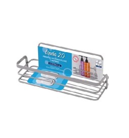 MENSOLA RETTANGOLARE 1 RIPIANO Cromo-Satinato