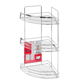 MENSOLA ANGOLARE 3 RIPIANI Cromo-Lucido