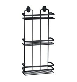 MENSOLA RETTANGOLARE 3 RIPIANI COVER Nero