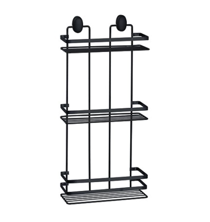 MENSOLA RETTANGOLARE 3 RIPIANI COVER Nero