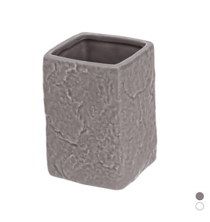 PORTA SPAZZOLINO LINEA PETRA Bianco