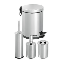 SET BAGNO 4 PEZZI FIORDALISO Cromo