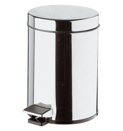 PATTUMIERA PER TOILETTE CILINDRICA CON APERTURA A PEDALE 5 LITRI LUX Diam....