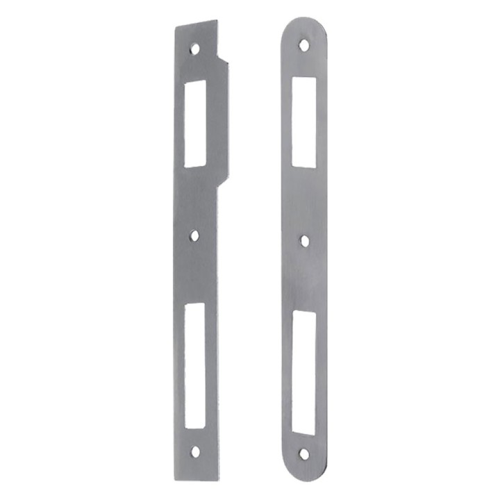 CONTROPIASTRA PER SERRATURA 'PATENT' B.Q. ottone lucido verniciato - interasse 70 mm