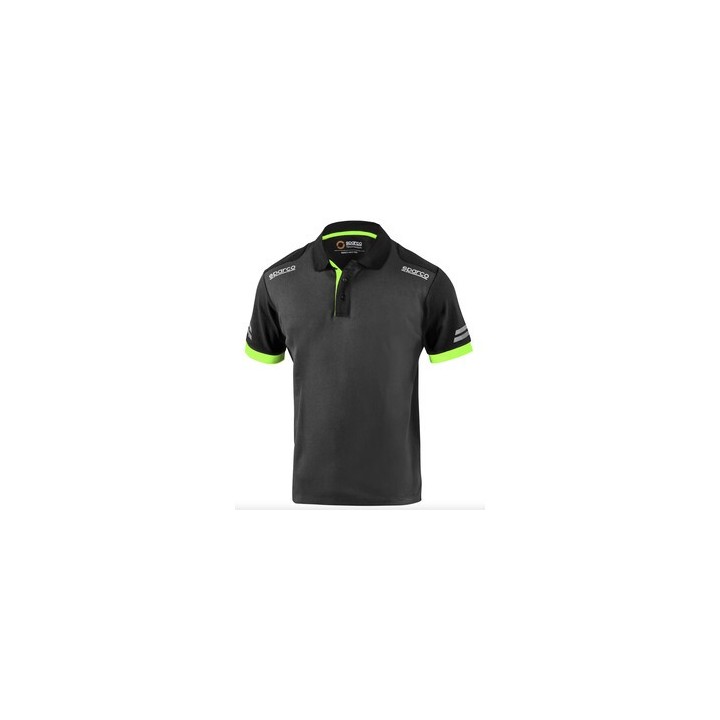 SPARCO POLO TOLEDO GREY GREEN TG L