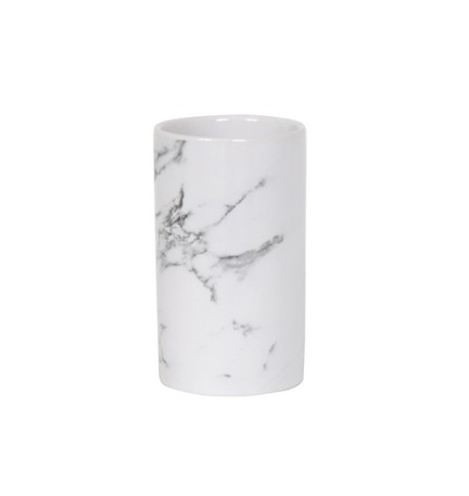 PORTA SPAZZOLINO IN CERAMICA TOSCANA Bianco