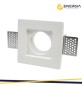FARETTO INCASSO IN GESSO QUADRATO 100X100 GU10