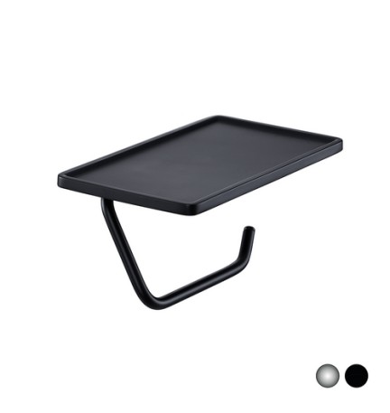 PORTA ROTOLO SMART BASE APPOGGIO Nero opaco