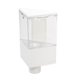 DOSATORE DI SAPONE LIQUIDO QUICK SOAP SERIE LINEA Bianco