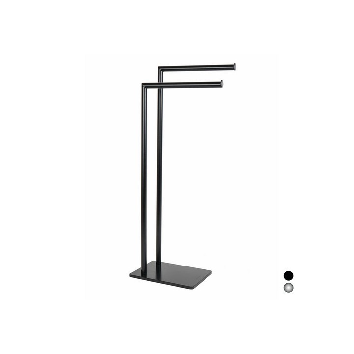 PIANTANA PORTA ASCIUGAMANI MOD. ZERO METAFORM Cromo cm 20 x h. 78 x 28