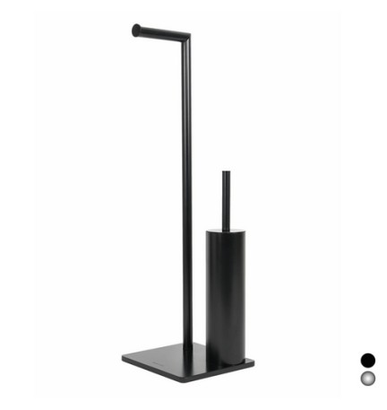 PIANTANA WC MOD. ZERO METAFORM Nero cm 20 x h. 65 x 18