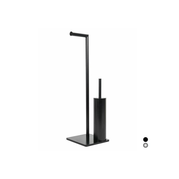 PIANTANA WC MOD. ZERO METAFORM Nero cm 20 x h. 65 x 18