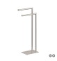 PIANTANA PORTA ASCIUGAMANI POSEIDON Cromo cm 18 x h. 77,2 x 33,5