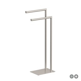 PIANTANA PORTA ASCIUGAMANI POSEIDON Spazzolato cm 18 x h.77,2x33,5