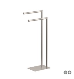 PIANTANA PORTA ASCIUGAMANI POSEIDON Spazzolato cm 18 x h.77,2x33,5