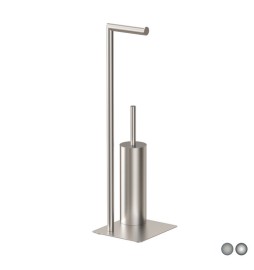 PIANTANA PORTA SCOPINO POSEIDON Cromo cm 20 x h. 64,2 x 18