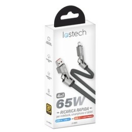 CAVO USB A-C/ USB C -LIGHTING 4IN1 65W