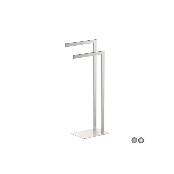PIANTANA PORTA ASCIUGAMANI ZEUS Cromo cm 18 x h. 77 x 33,5