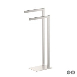 PIANTANA PORTA ASCIUGAMANI ZEUS Spazzolato cm 18 x h. 77x33,5