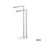 PIANTANA PORTA ASCIUGAMANI ZEUS Spazzolato cm 18 x h. 77x33,5