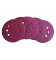 DISCO IN CARTA ABRASIVA CON VELCRO FORATO art. 349.85 - gr. 240