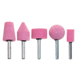MOLE ABRASIVE AL CORINDONE ROSA '399.00' set 5 pezzi