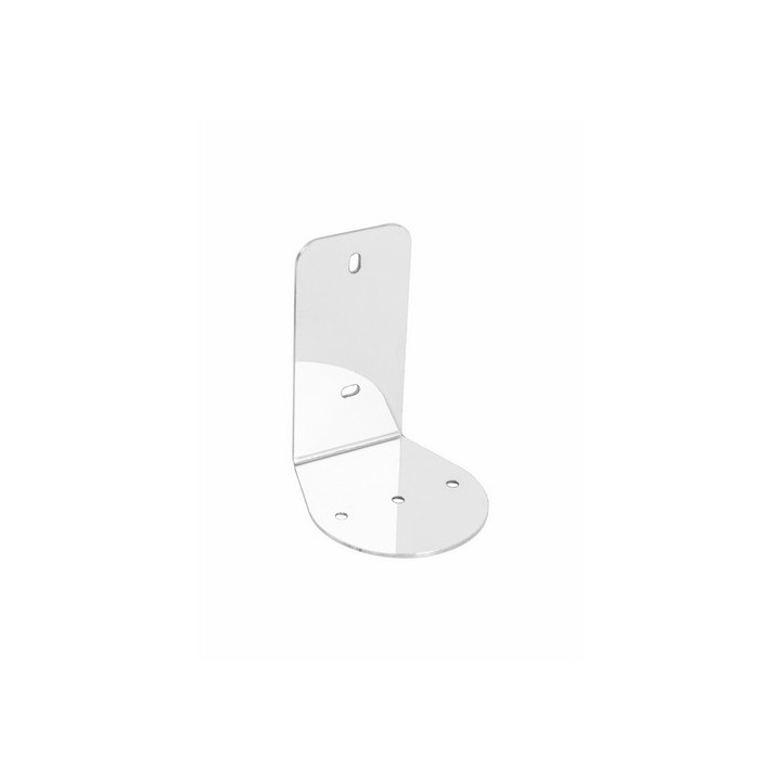 PLACCA FISSAGGIO A MURO PER PORTA SCOPINO Cromo cm 7,1 x 10 x 8,2