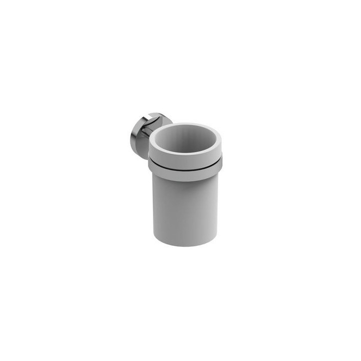 PORTA SPAZZOLINI MOD. CLASS Cromo cm 7,8 x h.11,8 x 10,7