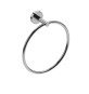 PORTA ASCIUGAMANI AD ANELLO MOD. CLASS Cromo cm 21 x h.23 x 7