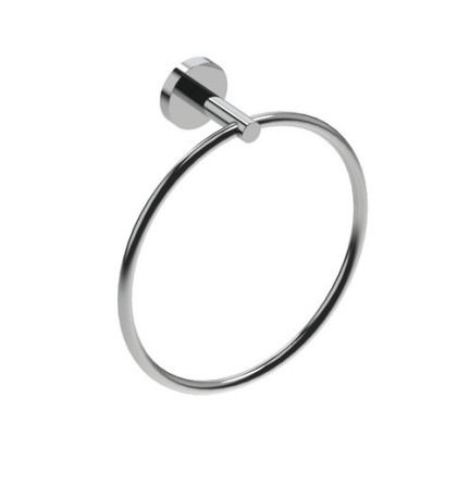 PORTA ASCIUGAMANI AD ANELLO MOD. CLASS Spazzolato cm 21xh.23x7