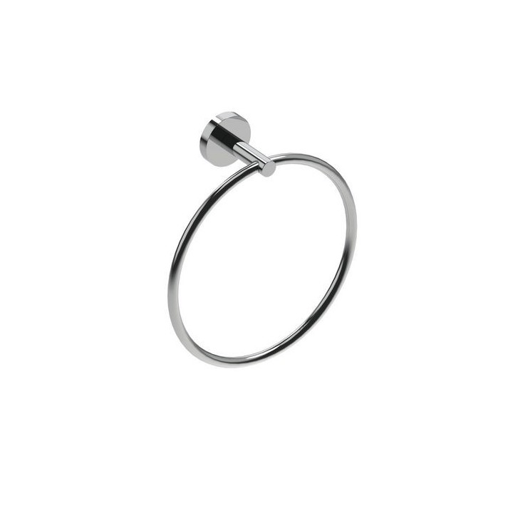 PORTA ASCIUGAMANI AD ANELLO MOD. CLASS Spazzolato cm 21xh.23x7