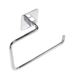 PORTA ASCIUGAMANI AD ANELLO MOD. COLD WIND Cromo cm 18 x h.12 x 7