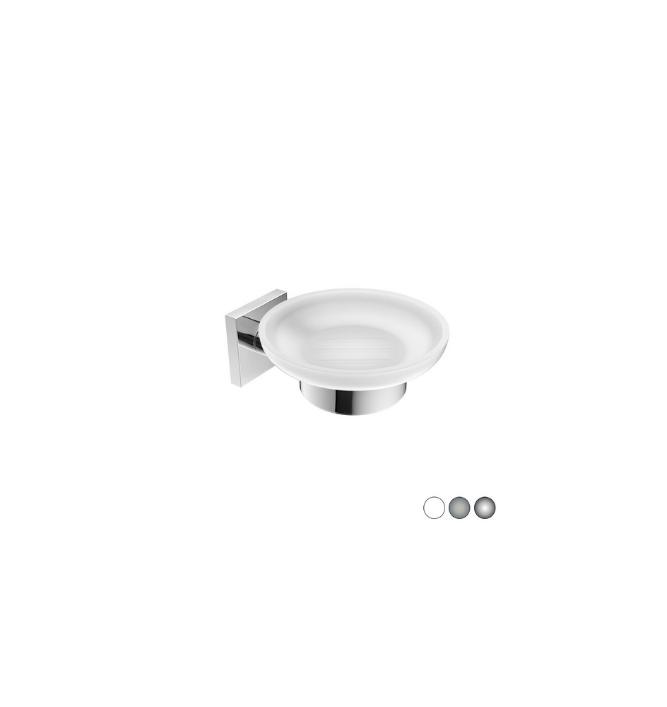 PORTA SAPONE MOD. HOTEL MAISON Cromo cm 11 x h.5,5 x 13,5