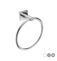 PORTA ASCIUGAMANI AD ANELLO MOD. HOTEL MAISON Cromo cm 19 x h.21 x 7,4