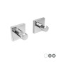 2 PZ APPENDIABITI MOD. HOTEL MAISON Bianco cm 5 x h. 5 x 4,5