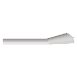 CORNICE DECORATIVA PER SOFFITTO SERIE 'LUXSTYL' mod. 'L7556' - mm. 56 x 75 x 2 mt